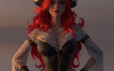 CGI, Women, Miss Fortune (League of Legends), League of Legends Wallpaper