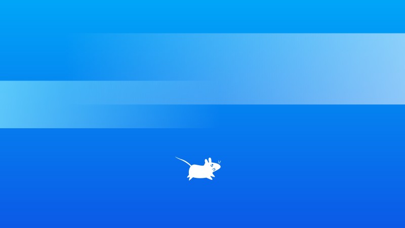 Xfce, Blue Background, Minimalism, Linux Wallpaper