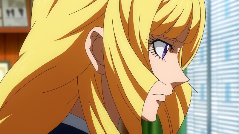 Kudelia Aina Bernstein, Mobile Suit Gundam: Iron-Blooded Orphans, Anime Screenshot, Blonde, Purple Eyes, Anime Girls Wallpaper