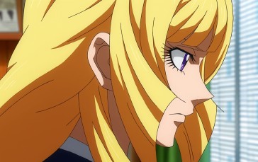 Kudelia Aina Bernstein, Mobile Suit Gundam: Iron-Blooded Orphans, Anime Screenshot, Blonde, Purple Eyes, Anime Girls Wallpaper