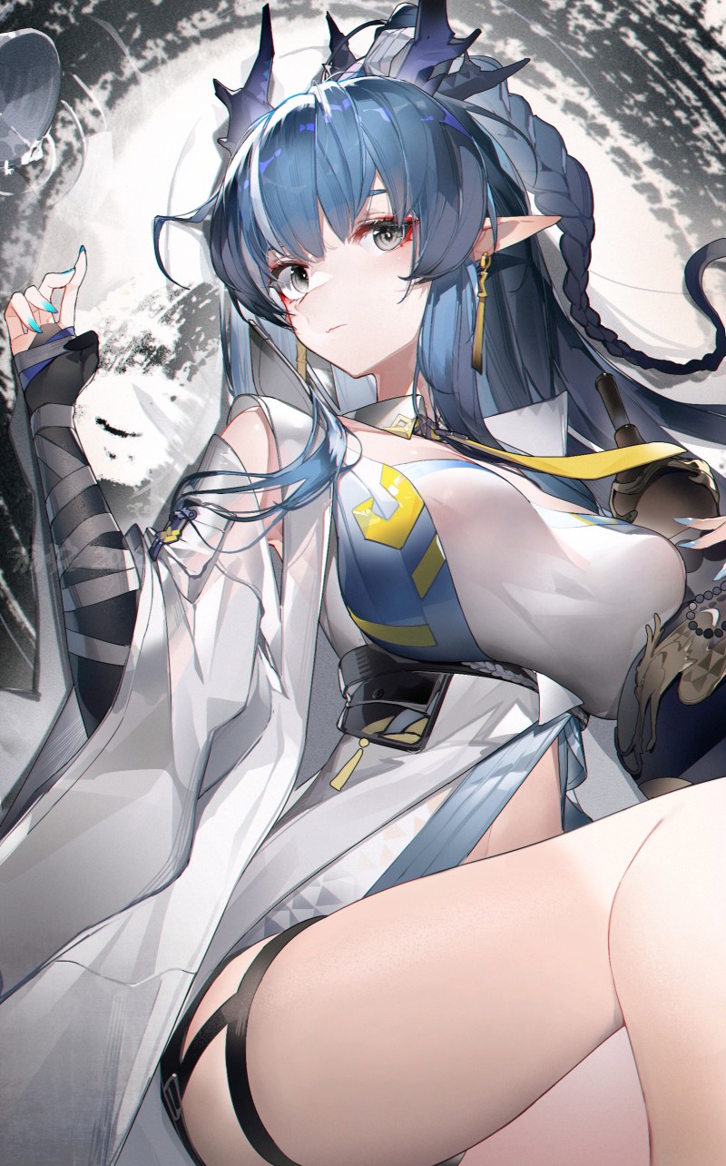 Arknights, Anime, Ling (Arknights), Low-angle Wallpaper