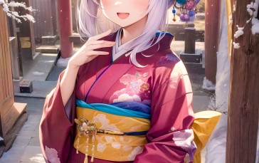 Anime, Anime Girls, Portrait Display, Kimono Wallpaper