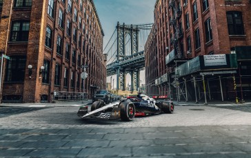Formula 1, Formula Cars, Race Cars, Scuderia AlphaTauri, New York City Wallpaper