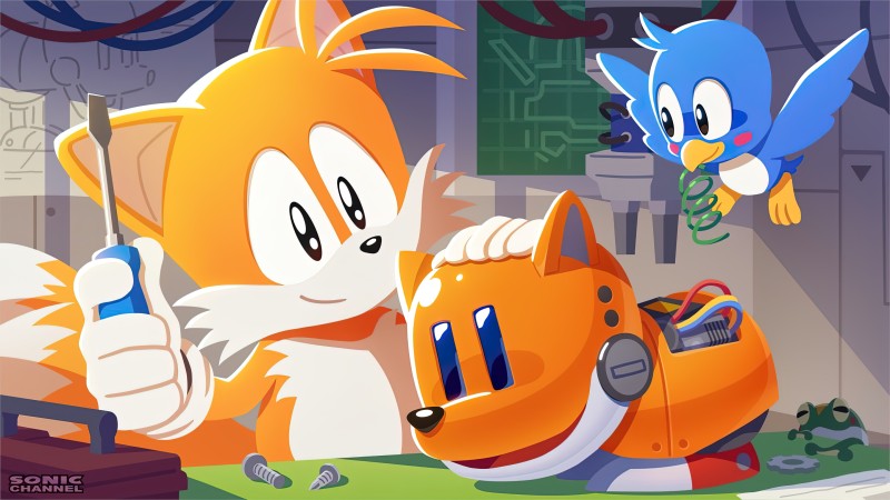 Tails (character), Sonic, Sonic the Hedgehog, Birds, Laboratories, Sega Wallpaper