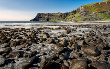 Sea, Coast, Nature, Cliff, Scotland Wallpaper