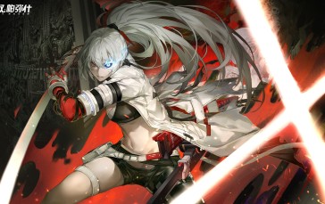 Anime, Punishing: Gray Raven, Alpha (Punishing Gray Raven), Anime Girls, Heterochromia Wallpaper