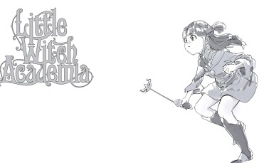 Anime, Anime Girls, Little Witch Academia, Luna Nova Uniform, Wands Wallpaper