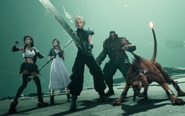 Video Games, CGI, Final Fantasy VII: Remake, Aerith Gainsborough, Cloud Strife Wallpaper