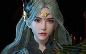 Cifangyi, CGI, Women, Elves Wallpaper