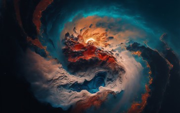 Abstract, Space, Universe, Nebula, Smoke Wallpaper