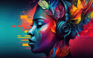 AI Art, Women, Colorful, Illustration Wallpaper