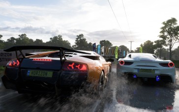 Forza Horizon 5, Ferrari, Screen Shot, Video Games, Taillights Wallpaper