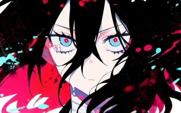 AI Art, Anime Girls, Anime, Looking at Viewer, Long Hair Wallpaper