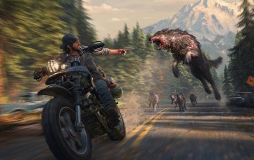 Days Gone, Video Games, Video Game Art, Wolf Wallpaper