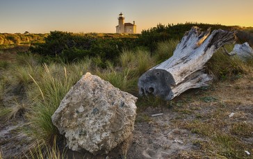 Photography, Lighthouse, Bandon Beach (Oregon), Grass, Landscape Wallpaper