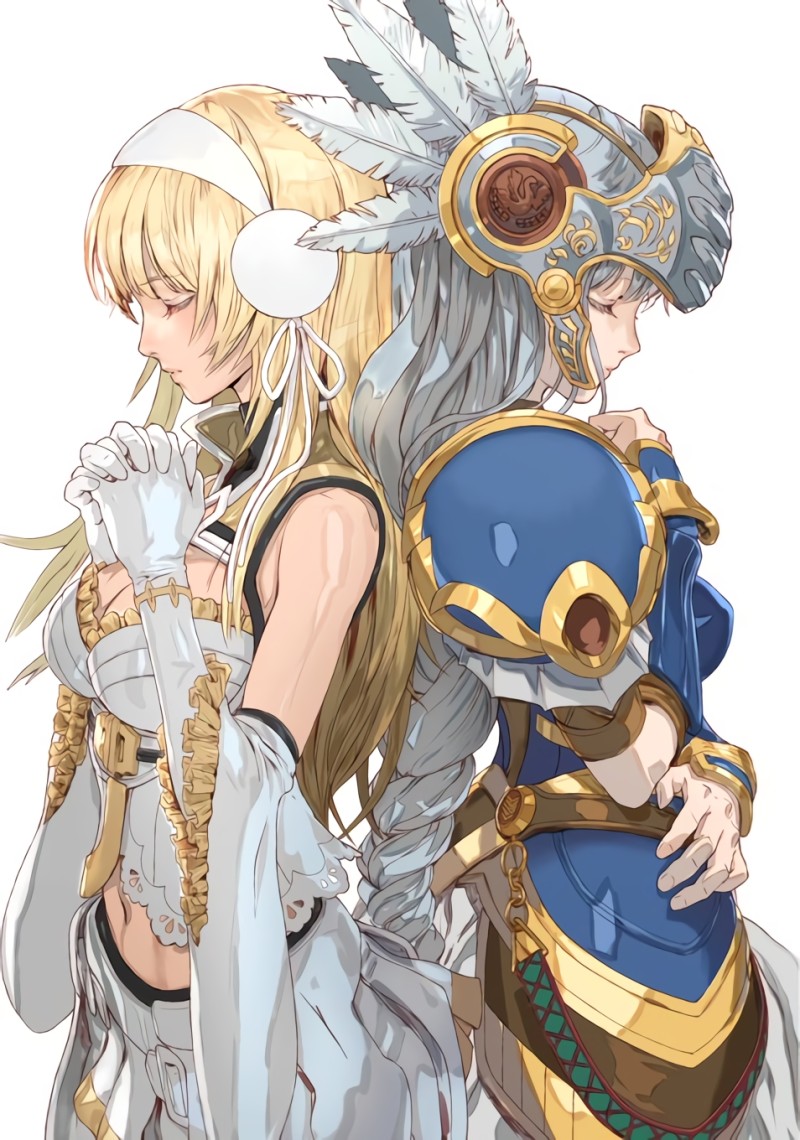 JRPGs, Valkyrie Profile, Lenneth, Armor, White Hair, Silmeria Wallpaper