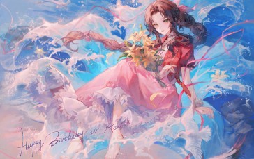 Anime Girls, Final Fantasy, Video Game Characters, Aerith Gainsborough Wallpaper