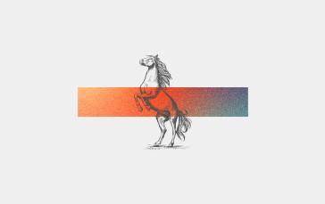 Abstract, Simple Background, Minimalism, Horseback, Horse Wallpaper