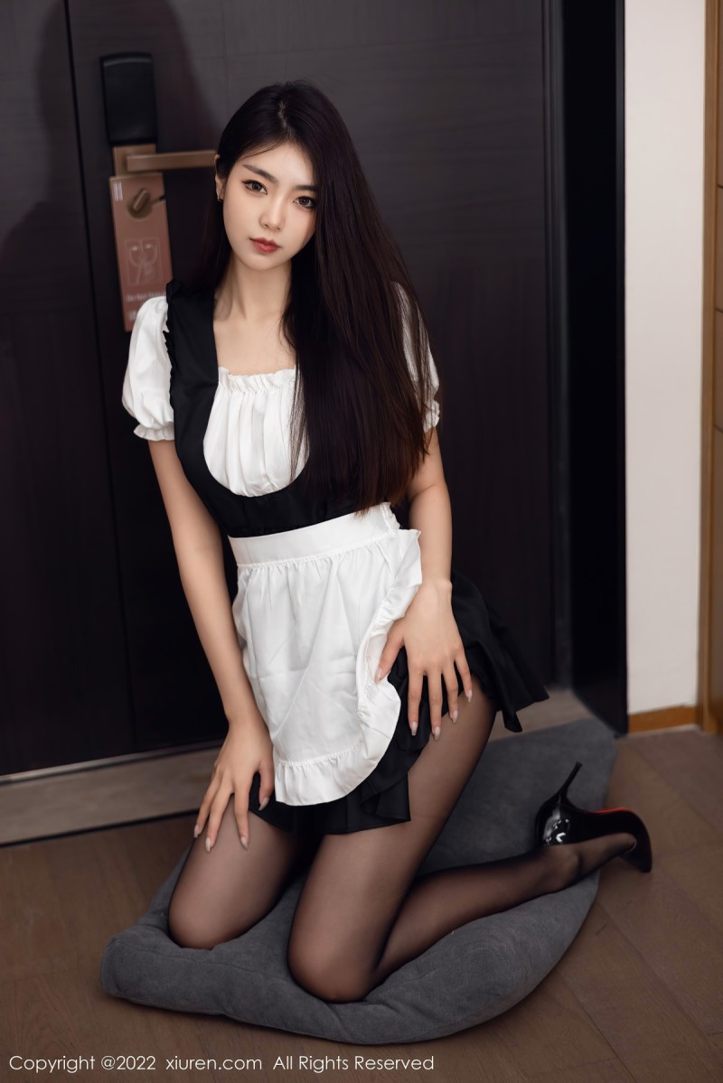Women Indoors, Black Stockings, Xiuren, Asian Wallpaper