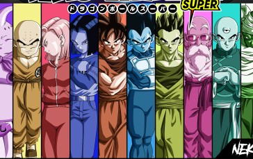 Dragon Ball Super, Tien Shinhan, Master Roshi, Krillin, Gohan, Vegeta Wallpaper