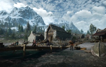 The Witcher 3: Wild Hunt, Video Game Landscape, CD Projekt RED, Skellige, CGI Wallpaper