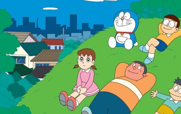 Doraemon, Nobita, Sunio, Shizuka Minamoto Wallpaper