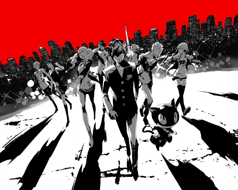 Persona 5, Persona 5 Royal, Akira Kurusu, Ann Takamaki , Morgana Wallpaper