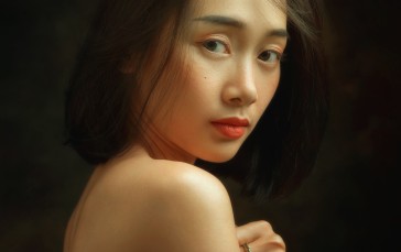 Hoang Nguyen, Women, Asian, Brunette Wallpaper
