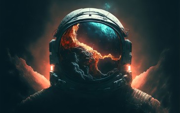 Astronaut, Space, Stars, Digital Art, Space Art Wallpaper