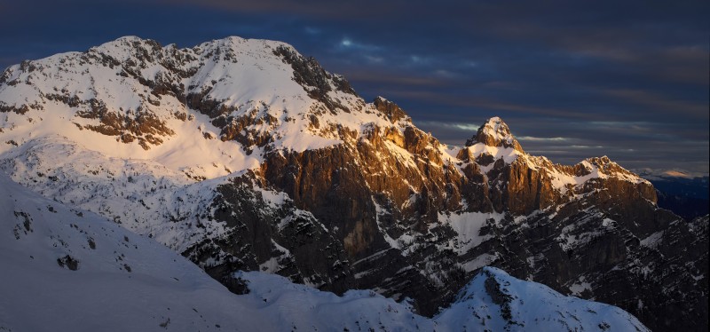 Mountains, Winter, Alps, Slovenia, Nature Wallpaper