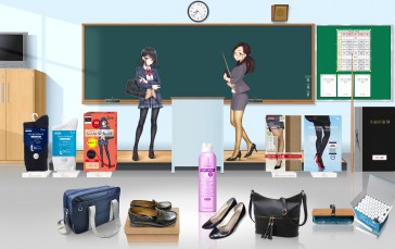 Teachers, Classroom, Schoolgirl, School Uniform, Anime Girls Wallpaper