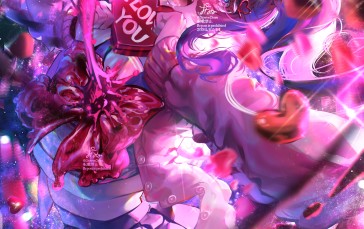 Anime, Anime Girls, Blushing, Heart (design) Wallpaper