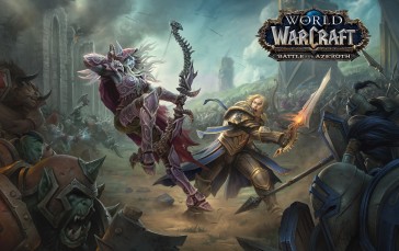 World of Warcraft, World of Warcraft: Battle for Azeroth, Horde, Alliance, Sylvanas Windrunner Wallpaper