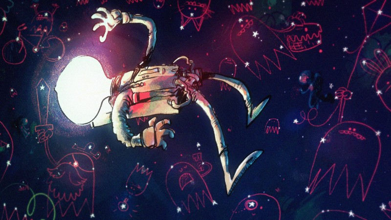 Astronaut, Creature, Space, Spacesuit Wallpaper