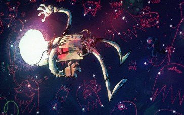 Astronaut, Creature, Space, Spacesuit Wallpaper