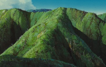 Princess Mononoke, Landscape, Drawing, Panorama Wallpaper