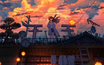 Anime, Anime Girls, Shuu Illust, Portrait Display Wallpaper