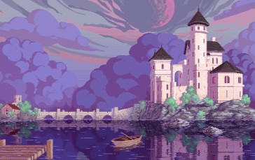 FromFable, Castle, Pixel Art, DeviantArt Wallpaper