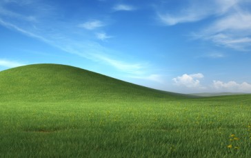 Windows XP, Nostalgia, 4K, Sky Blue, Clouds Wallpaper