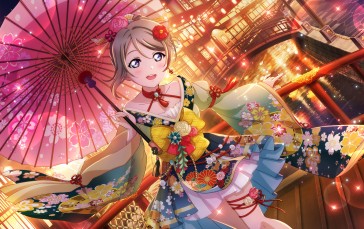 Watanabe You, Love Live! Sunshine, Love Live!, Anime, Anime Girls Wallpaper