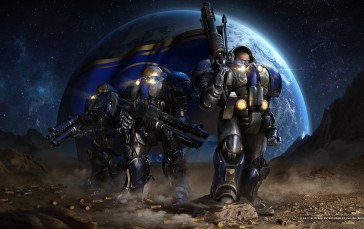StarCraft, PC Gaming, Terrans, Science Fiction, Weapon, Soldier Wallpaper