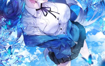 Anime, Anime Girls, Portrait Display, Schoolgirl Wallpaper