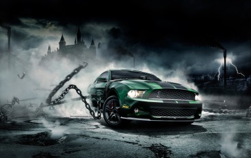 Car, Ford, Ford Mustang, Chains Wallpaper