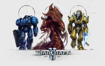 Starcraft II, StarCraft II : Heart Of The Swarm, Zerg, Protoss, Video Games Wallpaper