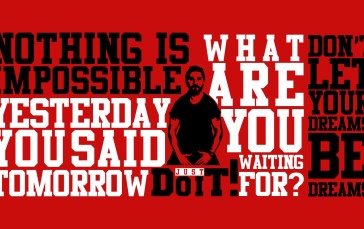 Motivational, Red, Minimalism, Simple Background Wallpaper