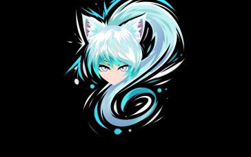 Logo, Anime, Anime Girls, Gatos Anime Wallpaper