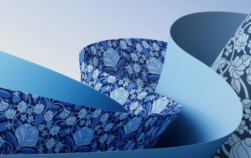 Windows 11, Blue, Simple Background, Minimalism Wallpaper