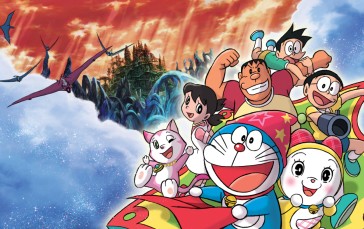 Doraemon, Nobita, Sunio, Shizuka Minamoto Wallpaper