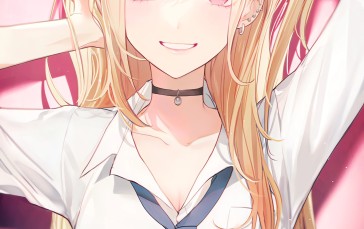 Anime, Anime Girls, Kitagawa Marin, Smiling Wallpaper