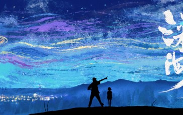Shenhai, Anime Couple, Silhouette, Anime Boys, Anime Girls Wallpaper